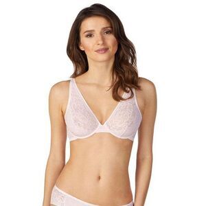 Le Mystere NWT Natural Comfort Unlined Lace Underwire Bra Shell 36B